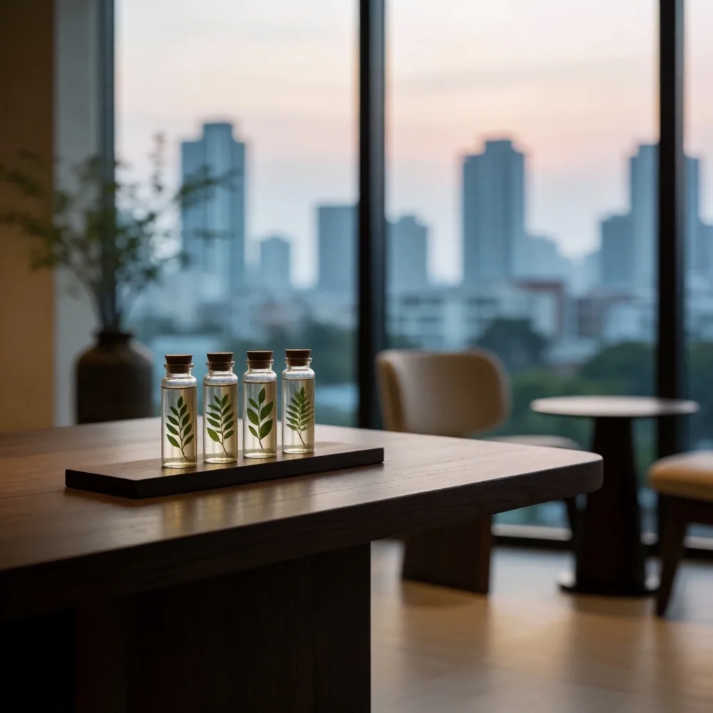 VitaManIndo Jakarta office interior at dusk